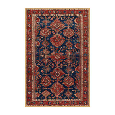 Machine Washable Persian Brown Area Rug