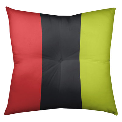 Striped Reversible Throw Pillow