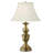 Balustrade 30" Satin Antique Brass Table Lamp-1873588049