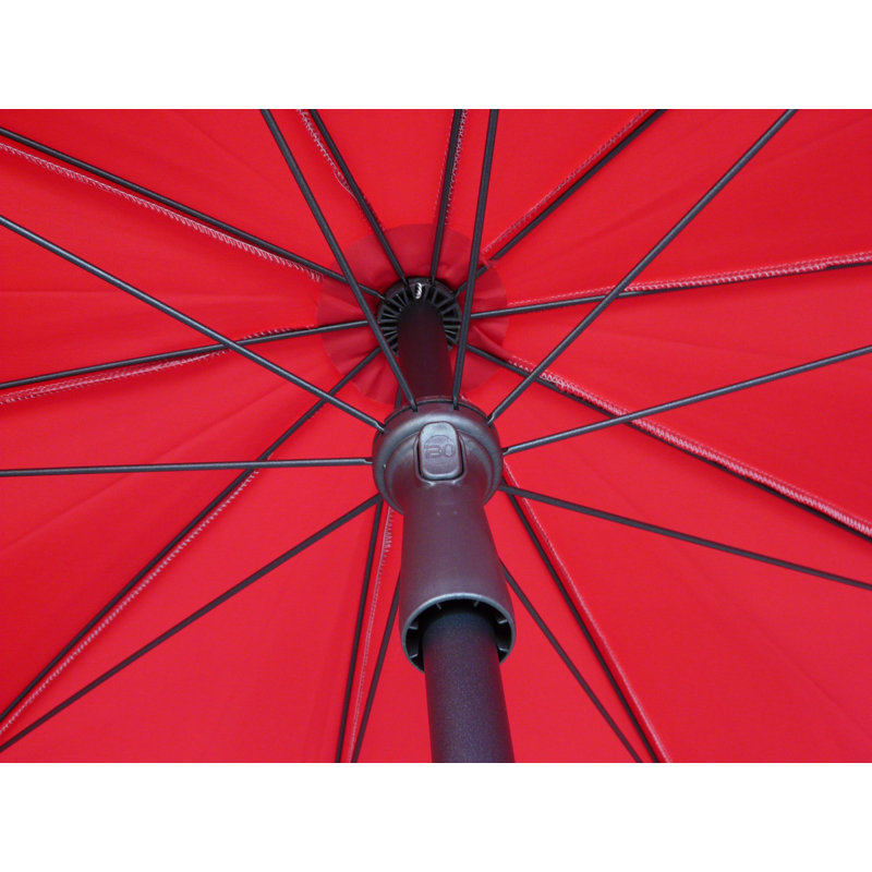 Giada 200cm Market Parasol, Red