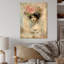 Victorian Lady Pink Roses Rustic Vintage - Art mural acrylique rose pour le salon-101506502