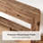 59-Inch Console Table with 2 Drawers, Narrow Entryway Table with Shelf, Fluted Sofa Tables Behind Couch for Living Room, Hallway