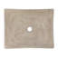 Lavabo de salle de bain vasque rectangulaire gris