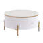 Table basse moderne avec 2 grands tiroirs de rangement Modern (31,5 po)