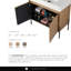 Meuble-lavabo Yordana de 36 po de largeur Ebern Designs-185887292-185887293