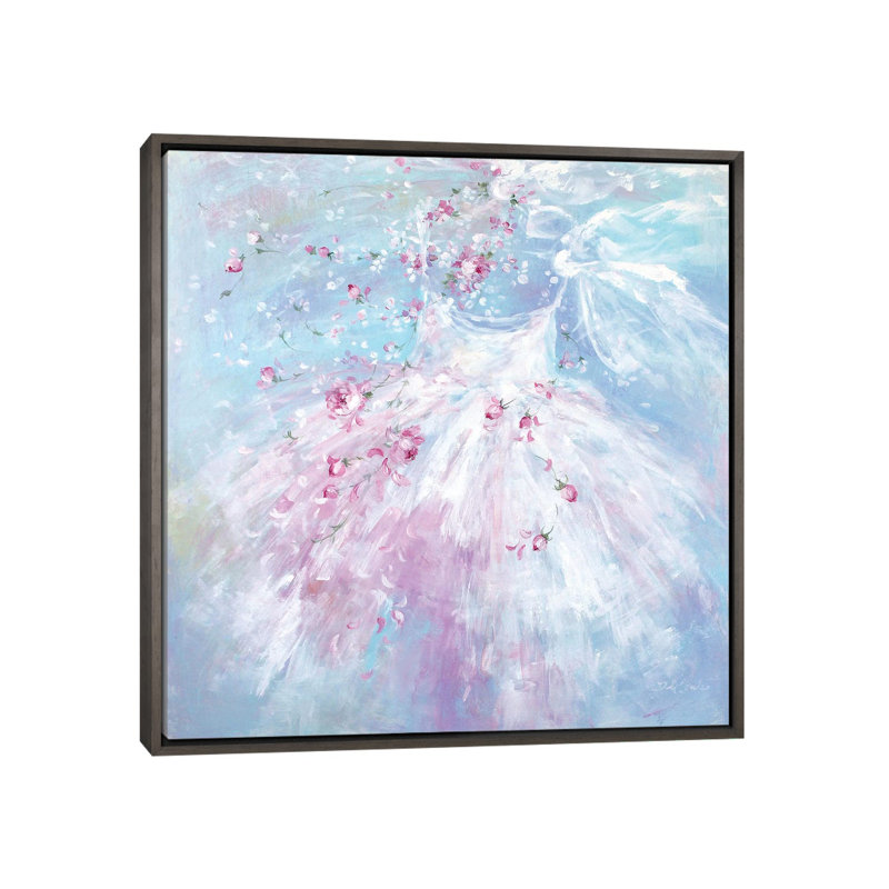 Reproduction d’art « chuchoteurs de Rosebuds » II par Debi coules, H 18 po x l 18 po x 1,5 po, Pas de tapis