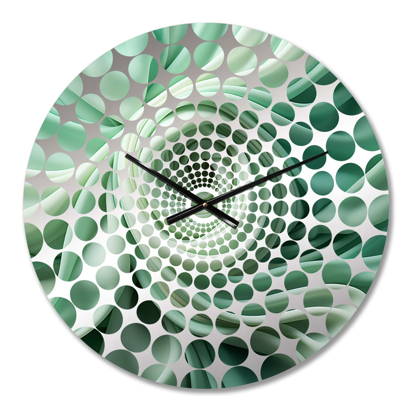 Yalin - Horloge murale spirales abstraites, Petit