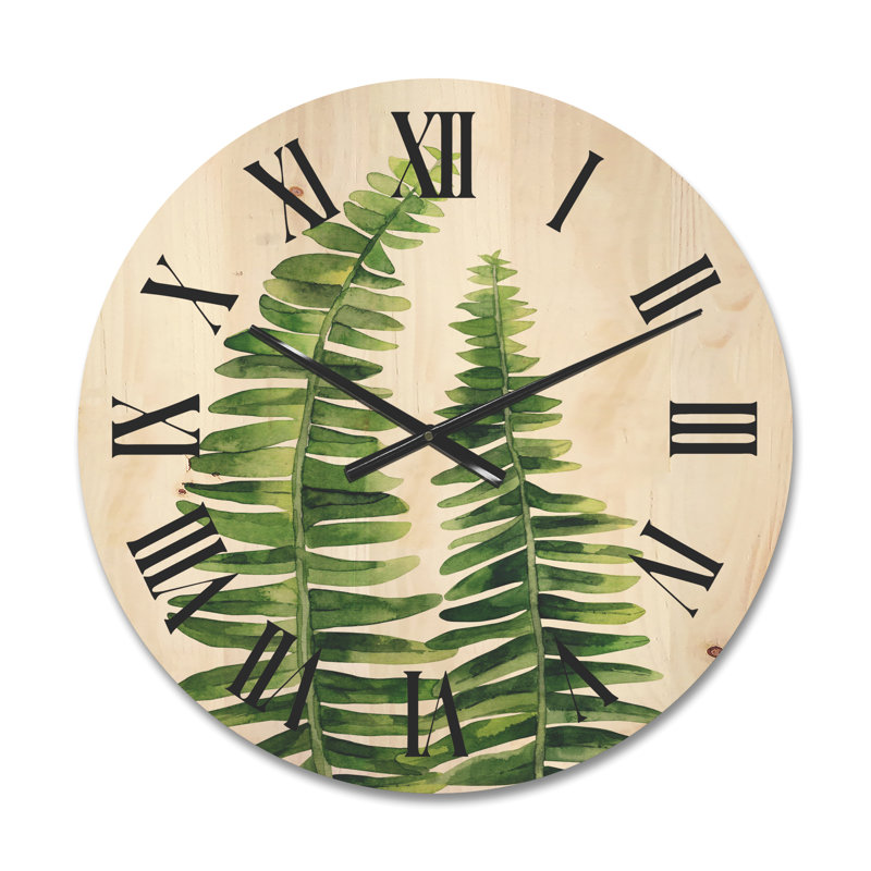 Horloge murale Fern, Moyen