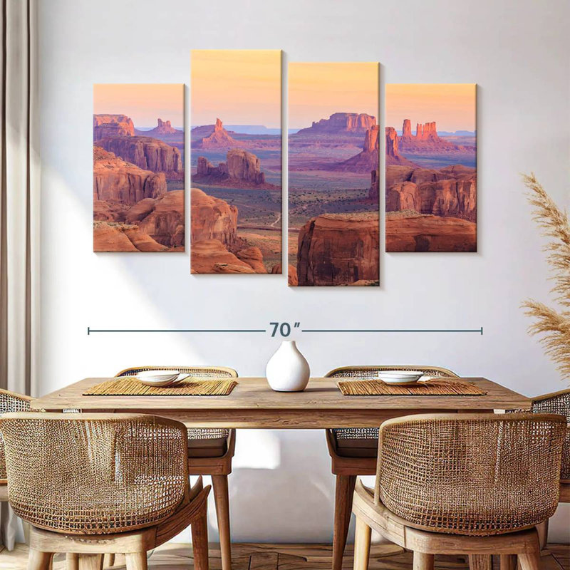 Paysage d'Alvord Monument Valley, H 42 po x l 68 po