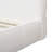 Minimalist Modern Bouclé Upholstered Platform Bed with Rounded Cloud Silhouette-123862950