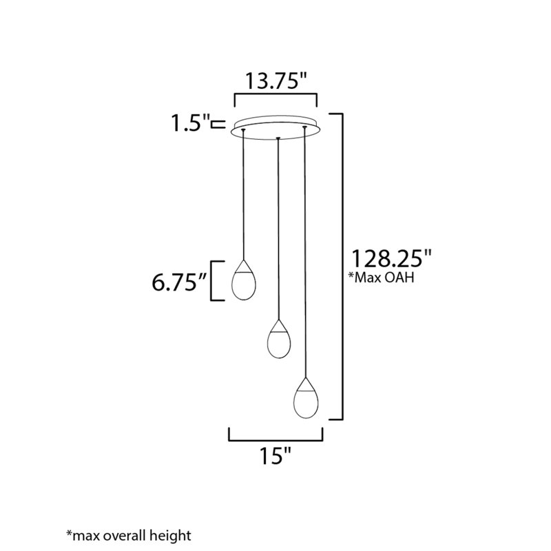 Luminaire suspendu en forme de globe à 15 lumières Alheidis, Transparent, Chrome poli