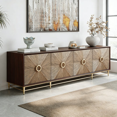 Italian Light Luxury Design TV Cabinet