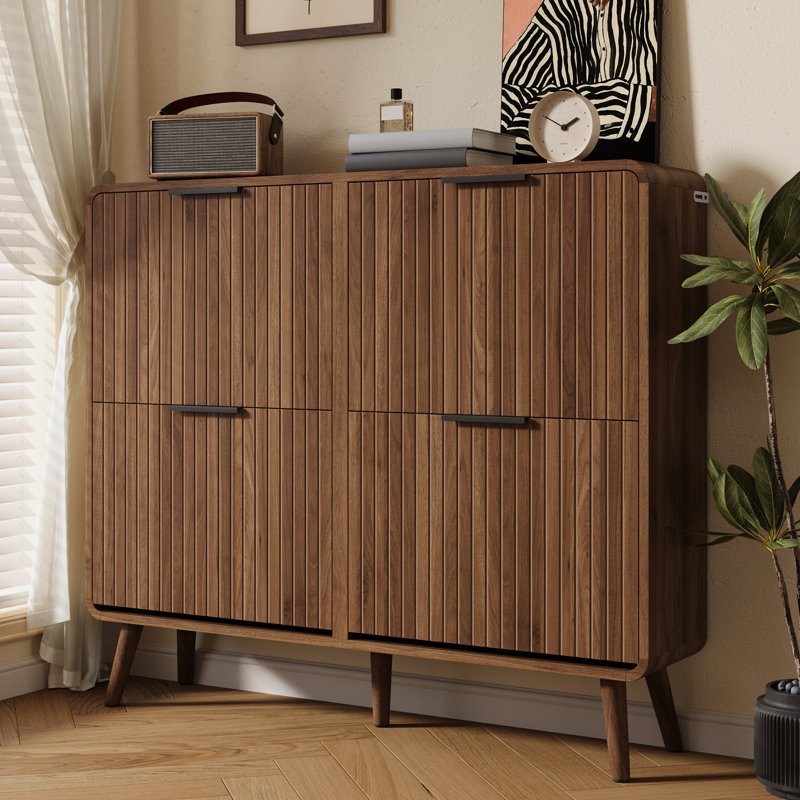 24 Pair Shoe Storage Cabinet