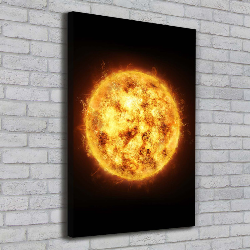 Sun - Wrapped Canvas Print