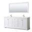 Ensemble de meuble-lavabo double 80 "avec miroir Avery-80216453-51712106-51712107