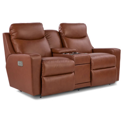 Emmons Leather Loveseat -  La-Z-Boy, X49781 LB185175 CB FN 000 W2
