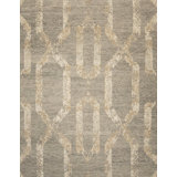 Contemporary One-of-a-Kind Rectangle 8' X 10' Hand Knotted Area Rug