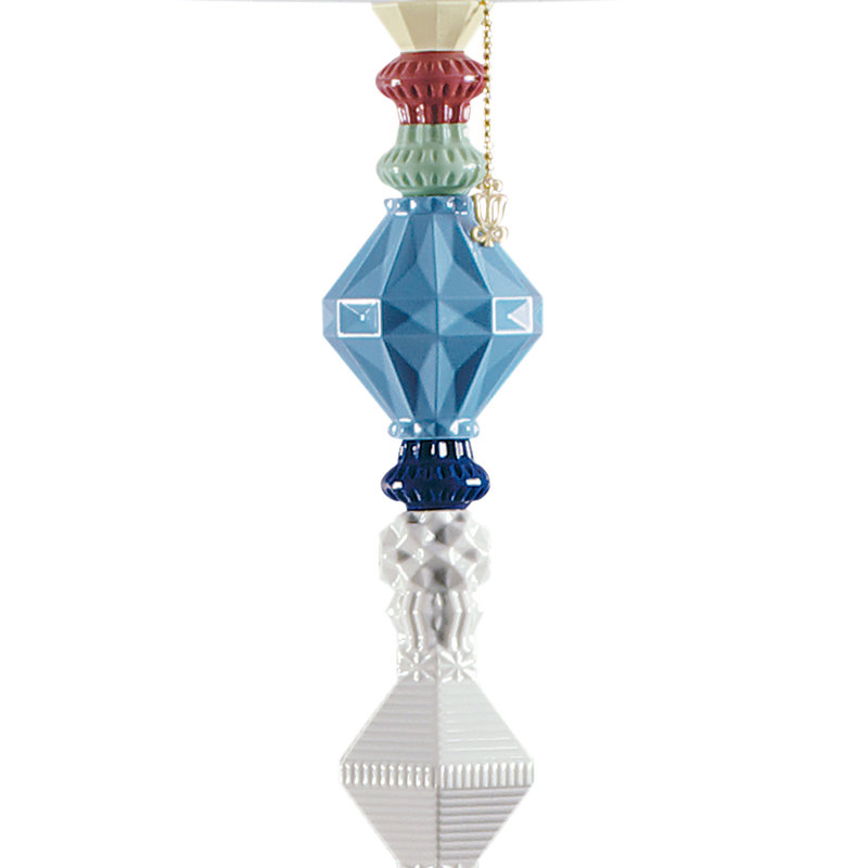 Belle de Nuit 71.26" LED Floor Lamp, White/Blue
