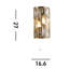 Mondale Flush Mounted Sconce