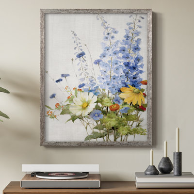 Wild Garden I Framed Print - Solid Wood