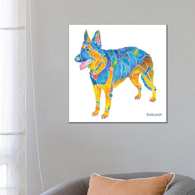 German Shepherd II by Jo Lynch - Wrapped Canvas Gallery-Wrapped Canvas Giclée