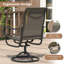 Chaise berçante d'extérieur pivotante à 360 ° PVC-coated polyester-1624705470