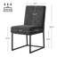 Ensemble de chaises d'appoint en chenille 19,9 po H (ensemble de 6)-689483829-680317806