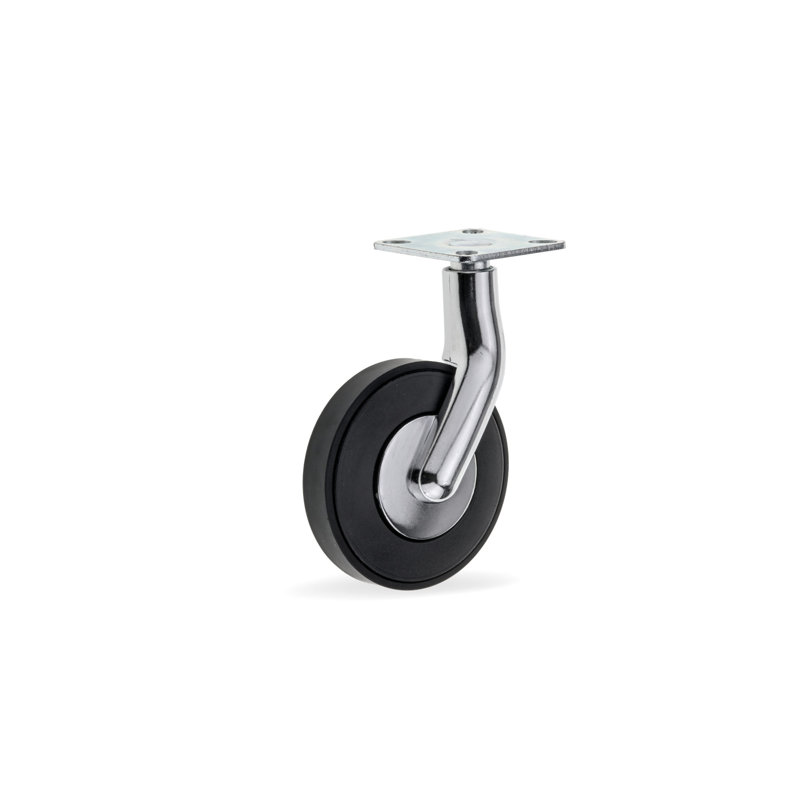 Roulette, Chrome / Noir