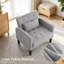Armchair Modern Accent Chair Comfy Upholstered Seats Armchairs for Living Room Bedroom Dining Room-124378636-126128462
