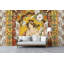 Murale jaune Art Nouveau-832200409