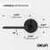 Muse Privacy Door Lever with Push Button and Round Rosette
