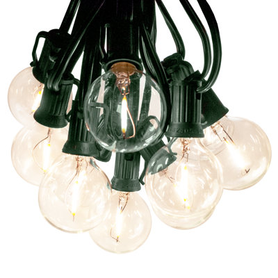 Guirlande de 25 lumières sphériques d'extérieur Hinman