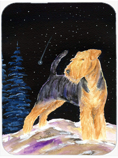Red Barrel Studio® Bernadeta Welsh Terrier Glass Cutting Board