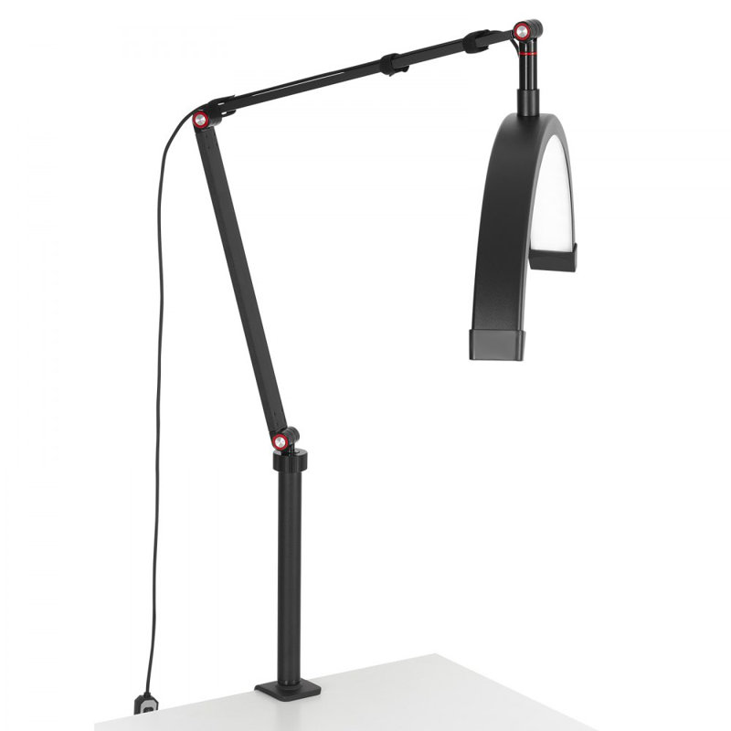 Clou pour lampe de bureau à clou demi-lune avec support pour téléphone