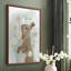 «Rabbit In Dandylions», reproduction encadrée - bois massif-1013067990-1013067996