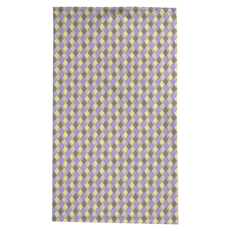 Nappe diamants Leffel, Brun pastel