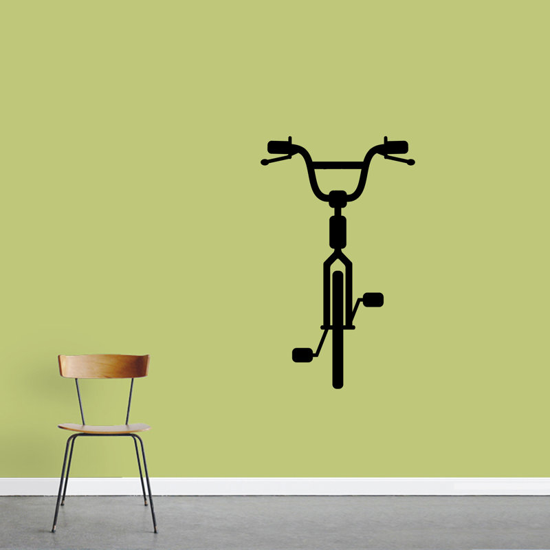 Décalcomanie murale vélo Haskin, Noir