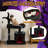 44.5'' Black Red Gothic  Halloween Cat Tree