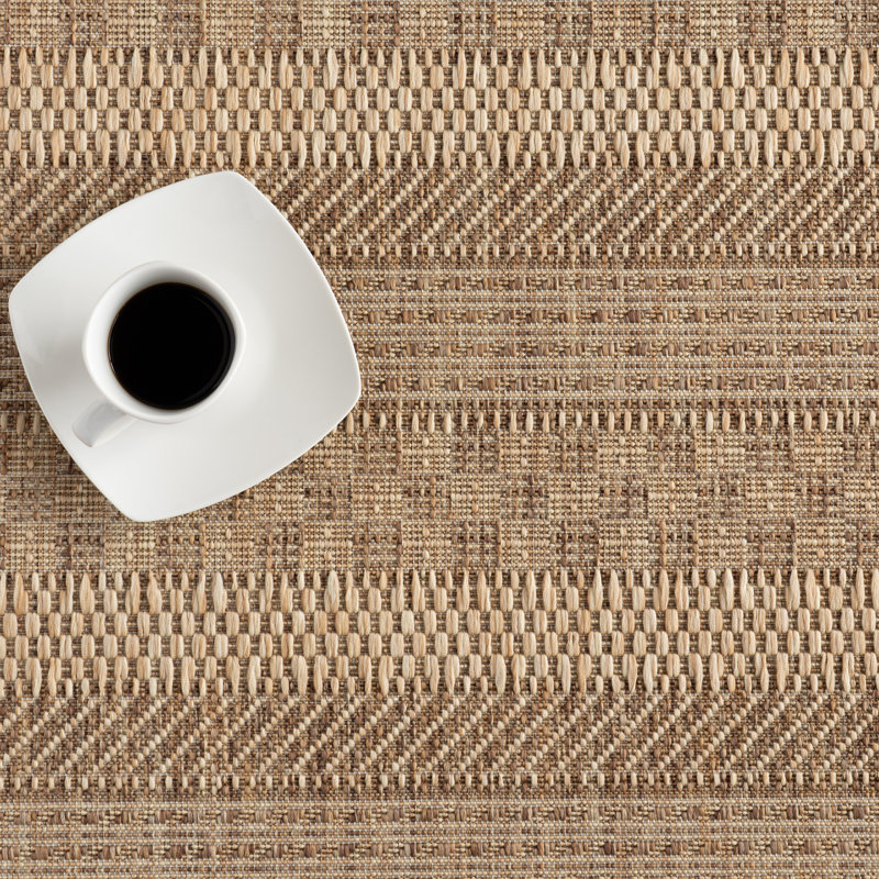 Tapis intérieur / extérieur moderne Vail, Rectangle 6 pi 7 po x 9 pi