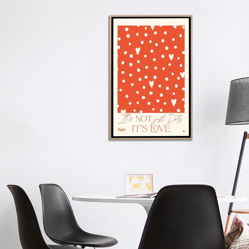 About Love. Dots by Maria Galybina - Gallery-Wrapped Canvas Giclée on Canvas, 101.6 cm H x  66.04 cm W  x  4.445 cm D