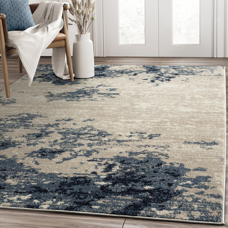 Abstract Indoor Rug, Rectangle 5'3" x 7'6"