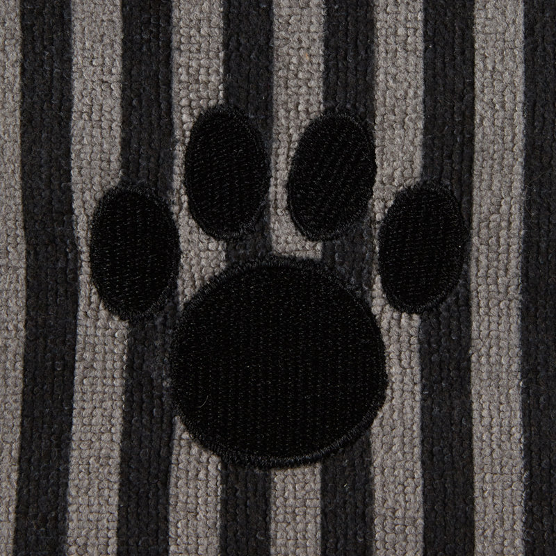 Tapis pour animaux Holdaw Rose Paw, Noir
