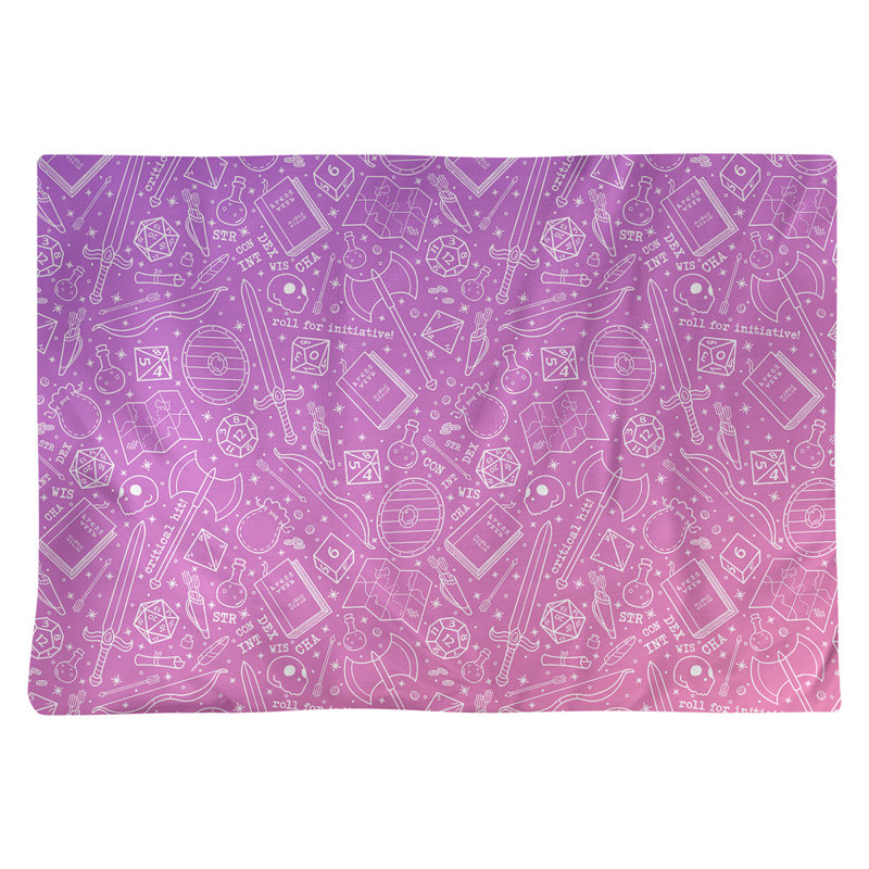 Napperon classique de 18 po, Mauve / Rose