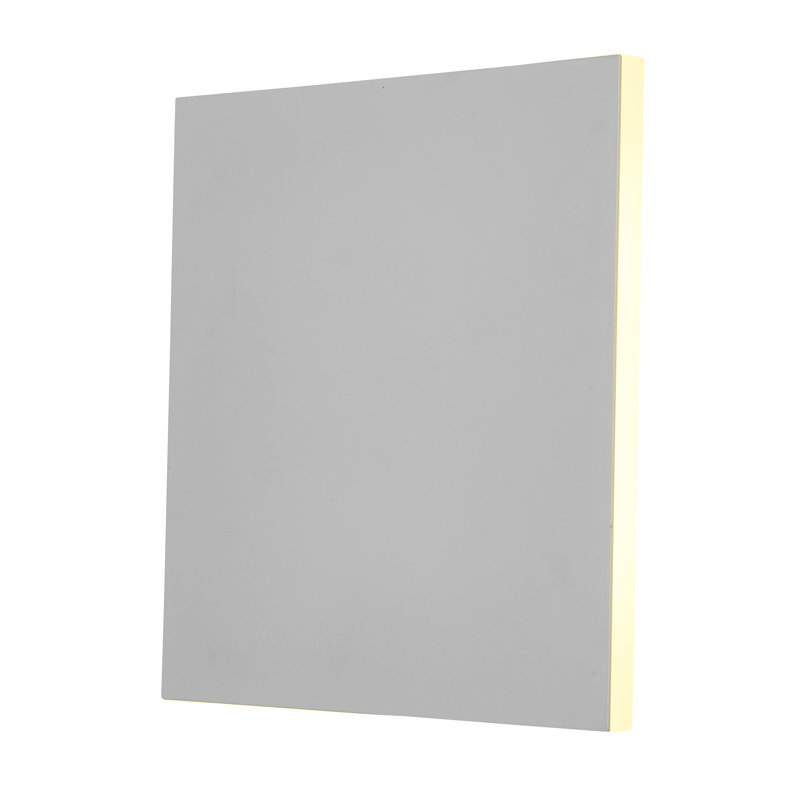 Applique murale carrée moderne à 1 lumière DEL