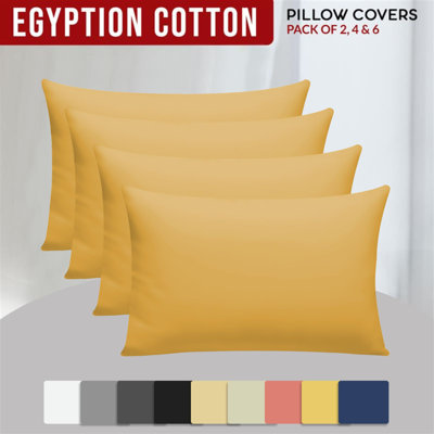 100% Cotton Flatweave Pillowcase Case Pack
