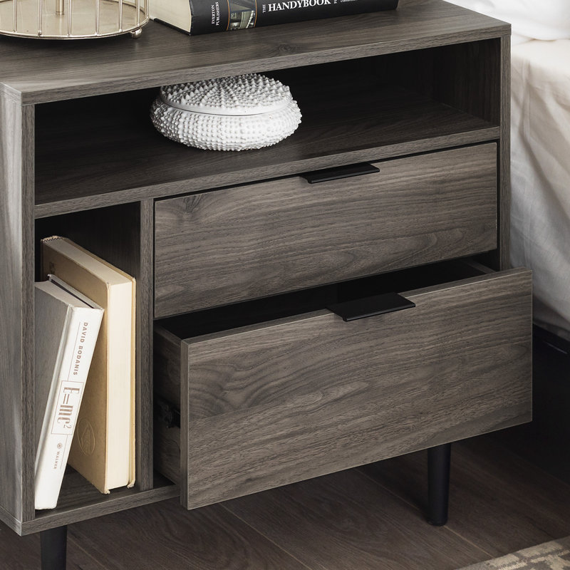 Ridlon End Table, Slate Grey