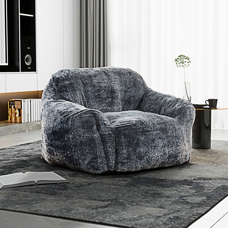 Fauteuil à billes moderne en mousse viscoélastique avec accoudoirs