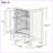 Retro Buffet Cabinet with Single Glass Door | Bell Handle | E1 MDF | UV Finish