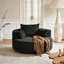 Fauteuil d'appoint pivotant à 360 ° avec 3 coussins amovibles-305425020