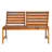 Rosettia Solid Wood Acacia Outdoor Bench